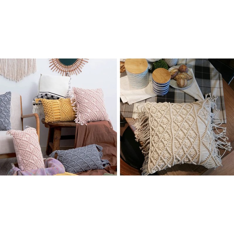 Binwat Macrame Cord Natual Macrame Cotton Cord DIY Craft Cord