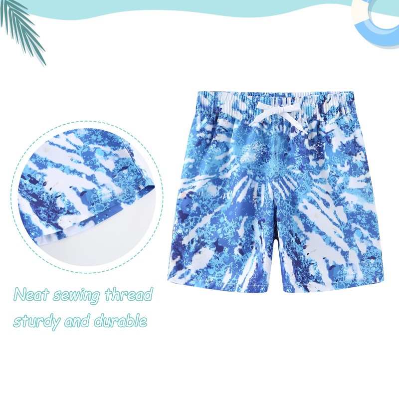 Qterdiz Big Boys Swim Swim Trunks Shorts Beach for Boys