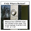 Pacific Doorware Storefront Door Mortise Lock Swing Deadbolt & Cylinder