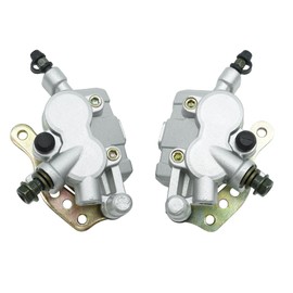 M MATI Front Left Right Brake Calipers & Pads for Kawasaki Teryx 750 KRF750 2008-2013 43080-0082 43080-0083