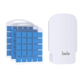 imio Indoor Flying Insect Trap with UV Light, Fruit Fly, Gnat, Moth & Housefly Catcher, Plug in Bug Catcher for Home, Kitchen, Bedroom, Plant Area,1 Device + 3 Double Sided Sticky Card Refills