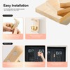 Door Chime Bell 2 Pack, Magnetic Beech Wood Shopkeepers Bell