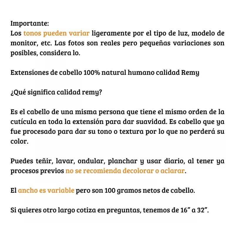 Remy Glamm Extensión 100 Natural Humano Remy Cabello Ondulado Rojizo
