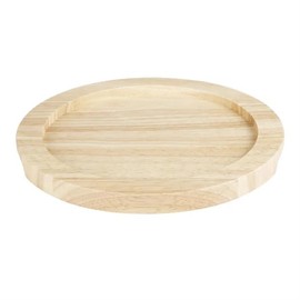 Olympia Hevea Wood Heat Resistant Board 235mm - Heat Protection Worktop Saver FU294