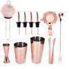 11Pcs/Set Multifunction Stainless Steel Cocktail Shaker Tools Set Bar Bartender