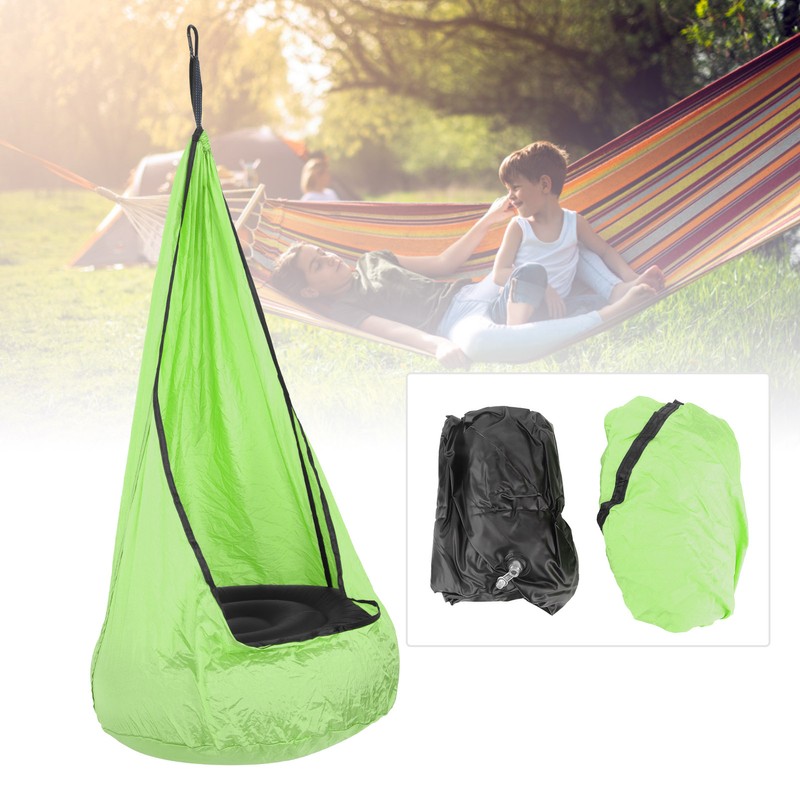 210T Wrinkled Nylon Taffta Pod Swing Seat Children Hanging Hammock