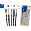 PILOT - Set of 5 V7 - Liquid Ink Rollerball