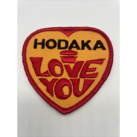 Hodaka I Love You NOS Vintage Patch Motorcycles Biker Snowmobile 70s Jacket Hat