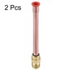 uxcell Brass Pipe Fitting, 1/4 SAE Flare Connector Male Thread