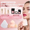 Set de Brochas para Maquillaje 36 piezas Profesional, Estuche, Blanco