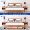 MixDora Bed Risers 2 Inch Furniture Risers Square Chair Risers