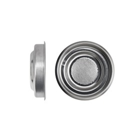 LELIT LELIT57 2-Way Porta Filter - Double Spout - Includes Stainless Steel Filter - Classic Handle - PLA572S - Silver/Black