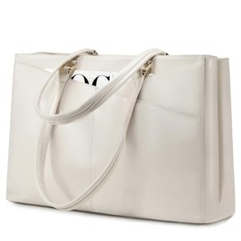 LOVEVOOK Bolsa para laptop de 15.6 pulgadas para mujer, bolsas de mano impermeables para computadora, maletn para maestra, para negocios, oficina,... 