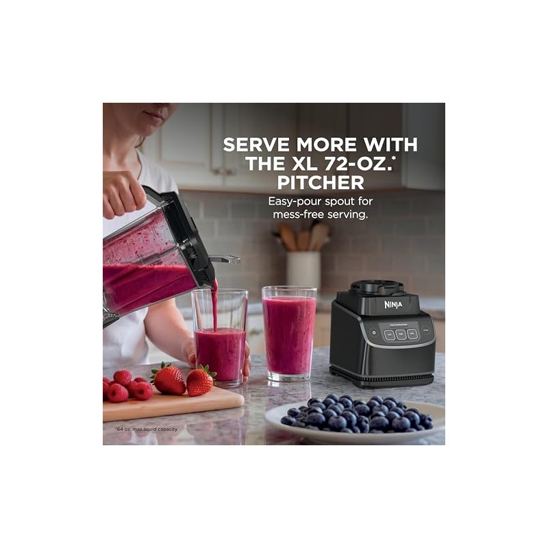 Ninja UltraCrush Professional Blender | 1000W, XL 72-oz.* Pitcher |