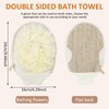 Exfoliating Loofah Gloves, Body Scrub & Bath Sponge, Exfoliating Gloves,