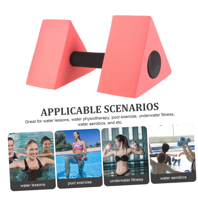 GRIRIW Water Dumbbells for Aquatic Exercise Eva Pool Weights for