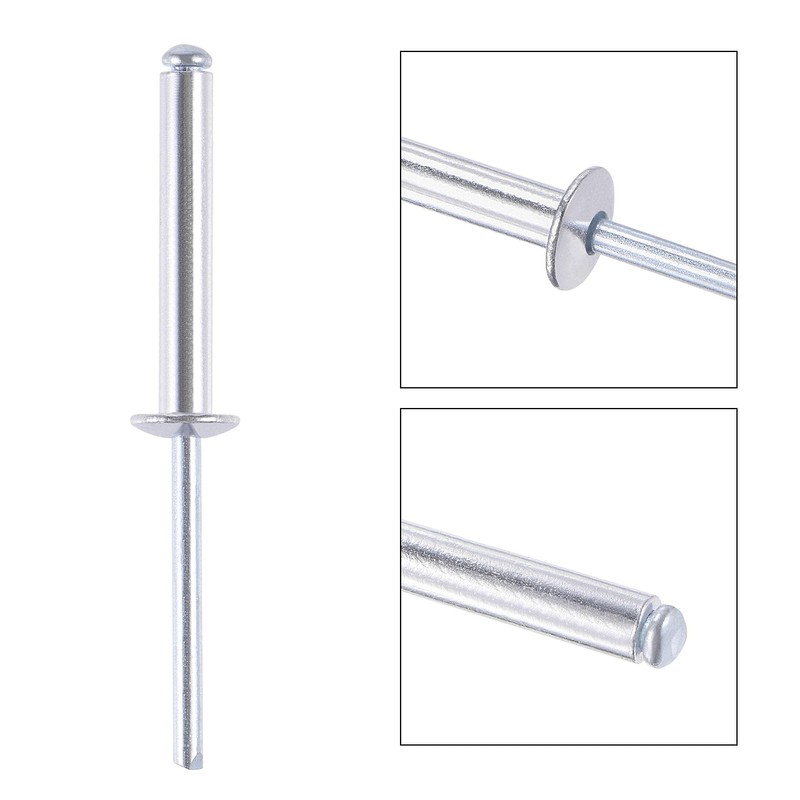 sourcing map Blind Rivets, Aluminum Pull Rivets Core Decoration Rivets