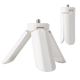 MUZIRI KINOKOO Mini Tripod for Fuji Instax Pal with 1/4 Inch Screw - Compatible for Instax PAL/EVO/70/LOMO Instant Camera - Portable Camera Tripod with Slip Resistant Rubber Footpads - White