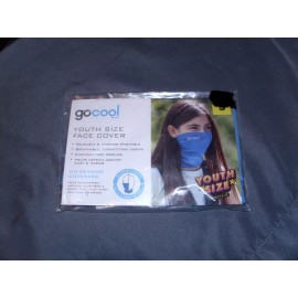 Go Cool Youth Size Face Cover Blue Washable Breathable Brand New