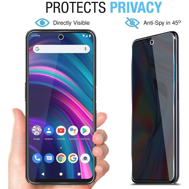 Anbzsign [2 Pack BLU F91 5G (2022) Privacy Screen Protector,