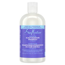 Shea Moisture Aloe Butter Scalp Moisture Shampoo with Vitamin B3 for hydrated scalp & stronger, moisturized hair 384 ml