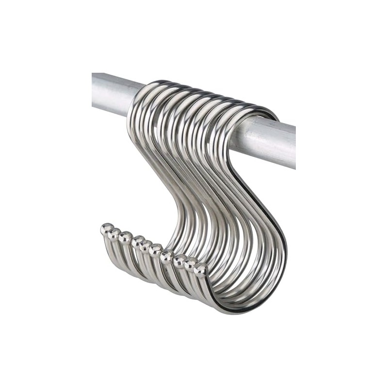 10PCS Stainless Steel S Hook - S Shaped Heavy Duty