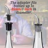 12 Pcs Liquor Pourers Adapters, Bottle Pourers for Liquor Bottles
