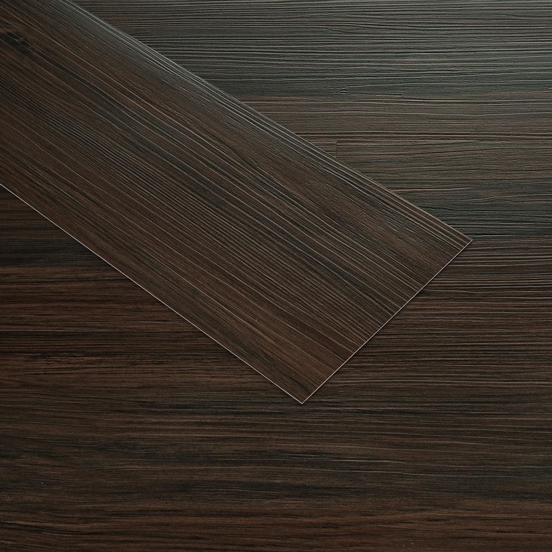 Wallderful 16 Pack Wood Peel and Stick Floor Tile Brown