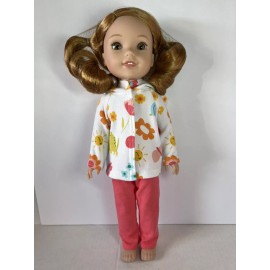 Handmade Hoodie Pants Fits  14.5” AG Wellie Wishers Glitter Girls Doll Clothes New