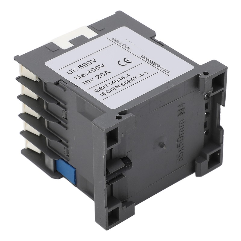 AC Contactor High Sensitivity Industrial Electric Thickened Silver Point Contacts