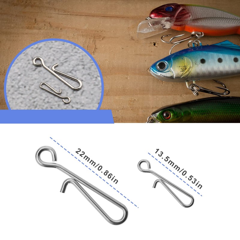 SING F LTD 100PCS 13.5mm & 100PCS 22mm Sea Fishing