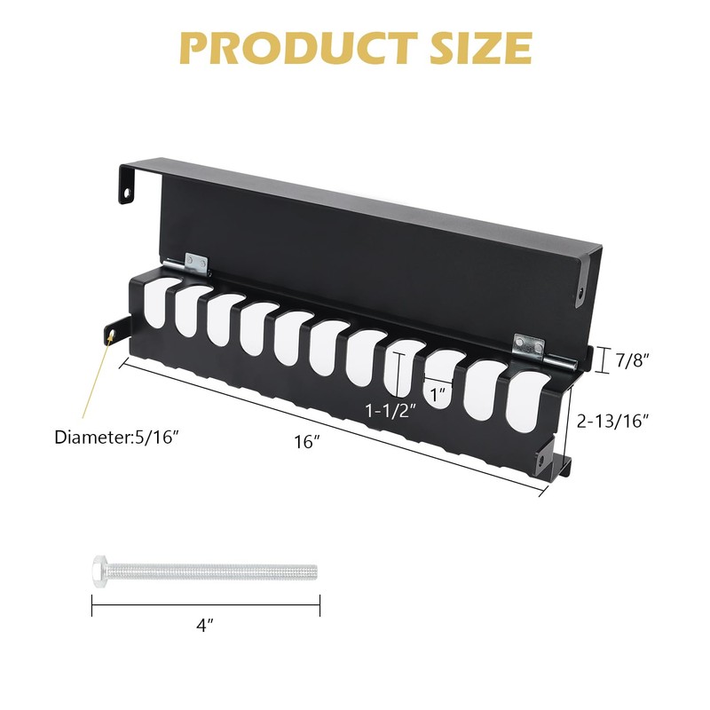BLSGBUIDING Trailer Chain Holder Heavy Duty - 16" Bolt On