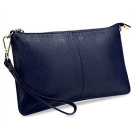 YALUXE Women's Genuine Leather Wristlet Clutch Crossbody Phone Bags Wallet Purses and Handbags for Women