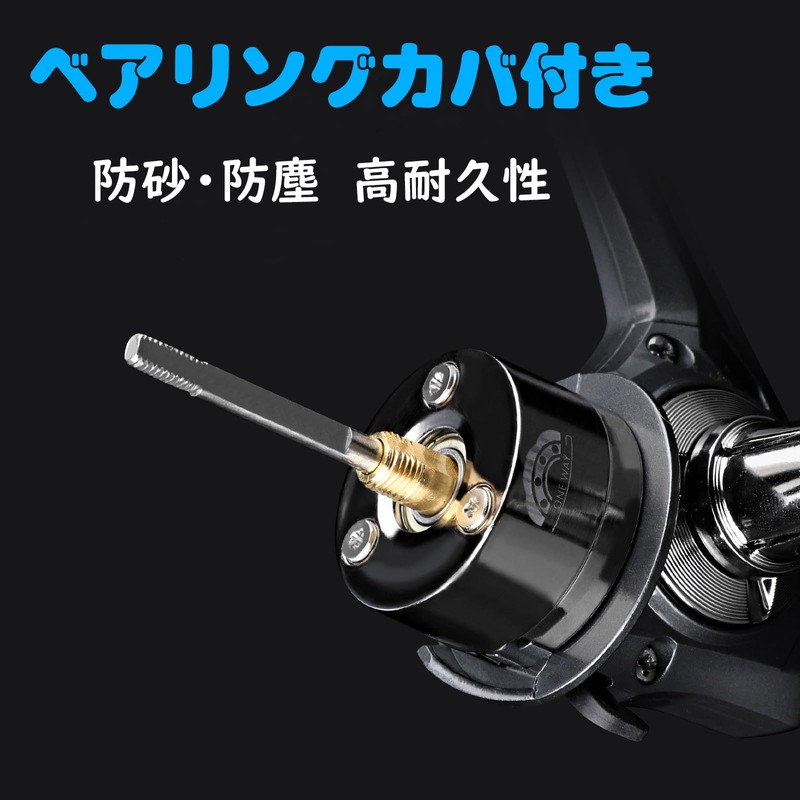 Spinning Reel, Drag Force, 33.1 lbs (15 kg), Gear Ratio,
