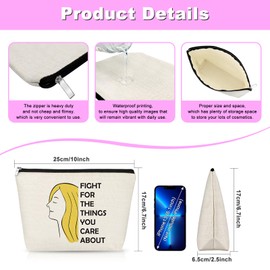 Feminist Gift Female Empowerment Gifts for Women Makeup Bag Encouragement Gift for Sister Friends Women Empowerment Gift for Her Travel Toiletry Bag Inspirational Christmas Birthday Gift for Women