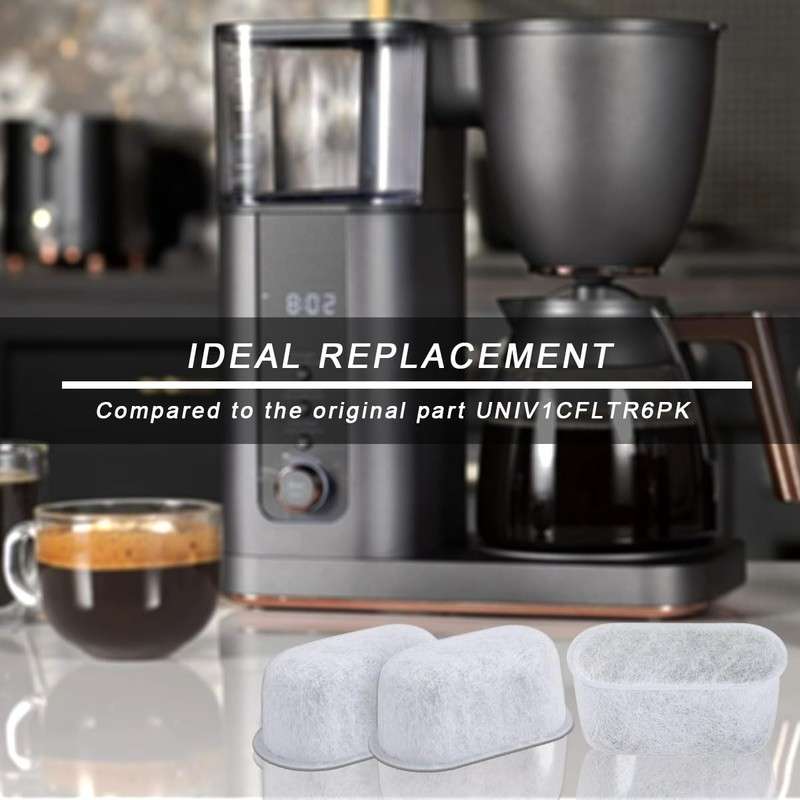 NKA UNIV1CFLTR6PK Coffee Maker Water Filter Replacement For GE Café