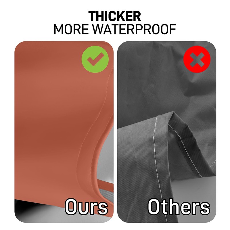 Vammcht Waterproof Rubber Vinyl Apron Heavy Duty Chemical Resistant Work