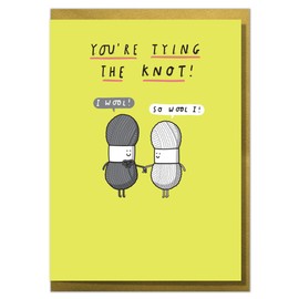 You're Tying The Knot! Fun, Cute Wedding Card
