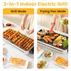 Electric Indoor Grill 1500W, YOHAWJAN 2 in 1 Smokeless Indoor