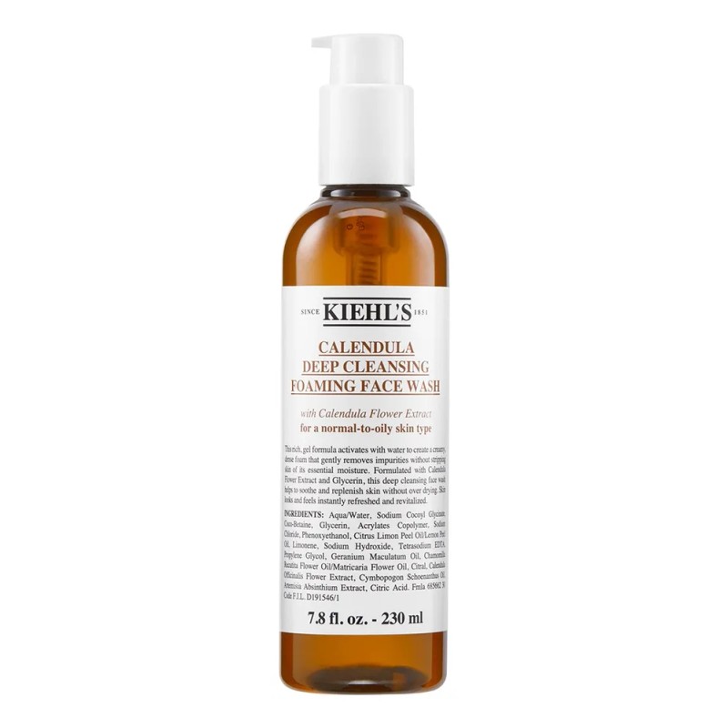 Kiehls Calendula Deep Cleansing Foaming Face Wash 230ml