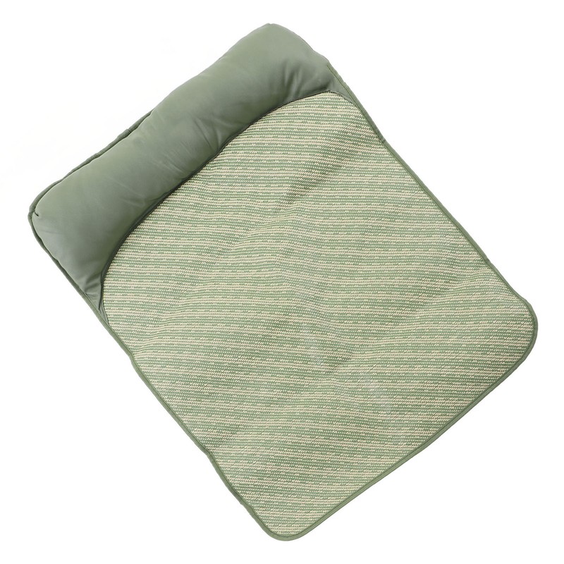 Dog Cooling Mat Breathable Portable Rattan Bed Pet Summer Sleeping
