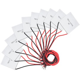 Diymore Peltier Module TEC1-12706 Heatsink Thermoelectric Cooler Peltier Element 12 V 6 A 60 W for Cooling Heating Pack of 10