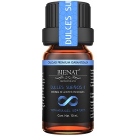 BIENAT AROMATERAPIA Aceite Esencial Dulces Sueños II (Lavanda, Bergamota y Sándalo) 10mL