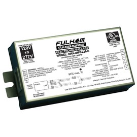 Fulham Lighting Fulham Racehorse CFL Ballast, RHA-UNV-226-C , White
