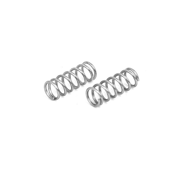 TOP-VIGOR 20Pcs Compression Spring, 4mm OD,0.5mm Wire Size,10mm Free Length