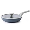 PRICUSIS Nonstick Ceramic Frying Pan with Lid, Non Toxic Nonstick