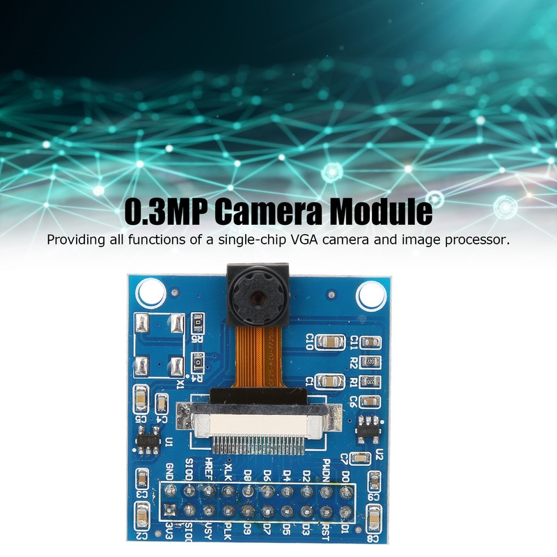 0.3MP OV7725 Camera Module Adapter Development Board STM32 SCM for