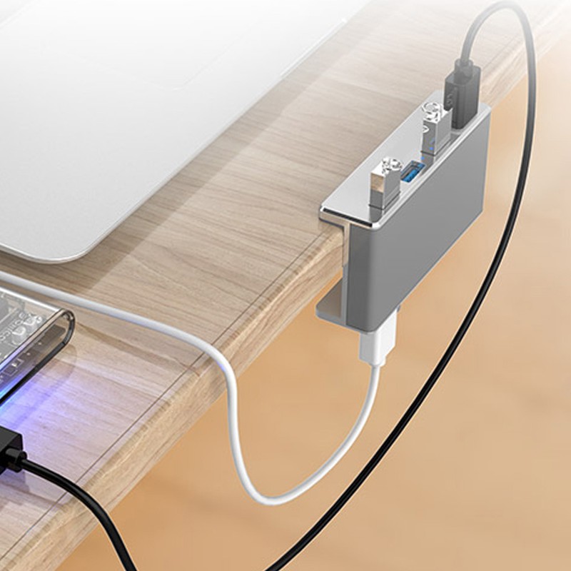 ORICO MH4PU Aluminum Alloy 4-Port 5Gbps USB3.0 HUB PC Notebook