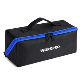 Workpro Tool Bag, Pakat Bag, Hippo Case, Cloth Tool Case, Tool Case, Tool Bag, Tool Bag, Length 10.4 x 4.3 x Height 4.5 inches (265 x 110 x 115 mm), Large Opening Capacity, 1680D Oxford for Repair,