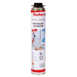 fischer Gun Foam PUP S 750, Assembly Foam for Backfilling, Insulation & Insulation, Airtight and Waterproof Construction Foam for Foam Guns, 750 ml
